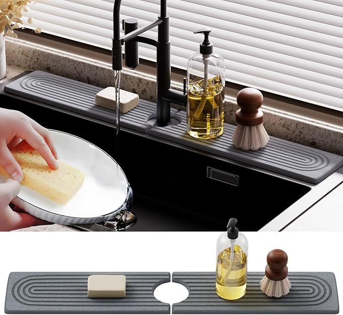 Quick Dry Sink Splash Guard by SlowSLog