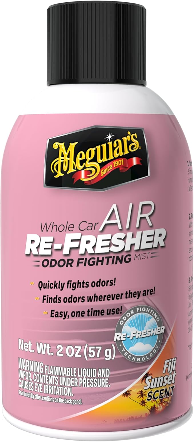 Meguiar's Whole Car Air Re-Fresher, Odor Fighting Mist, Fights Off Strong by Meguiars
