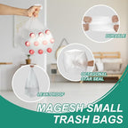 Magesh 4-6 Gallon Trash Bag Strong, Leakage-Free, Small Garbage Bags Unscented - Image 3