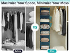 YOUDENOVA Hanging Closet Organizer, 6-Shelf Closet Hanging Storage Shelves - Image 4