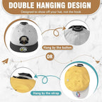 36 Pack Adhesive Hat Hooks for Wall, Super Strong Hat Rack for Baseball Caps - Image 3