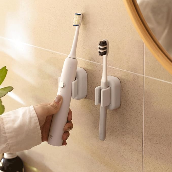 4PCS Toothbrush Holder Wall Mounted, Electric Toothbrush Holder Wall Mounted - Image 4