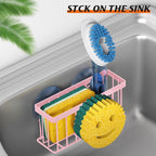 Sponge Holder Smiley Face, Sink Caddy, Sink Organizer - Image 5