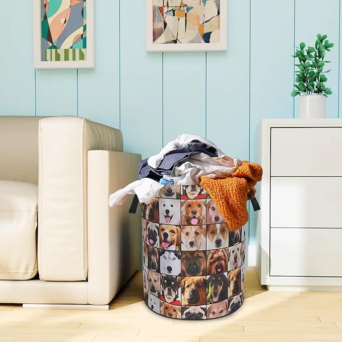 Cute Dog Laundry Basket Animal Pet Oxford Cloth Laundry Hamper - Image 7