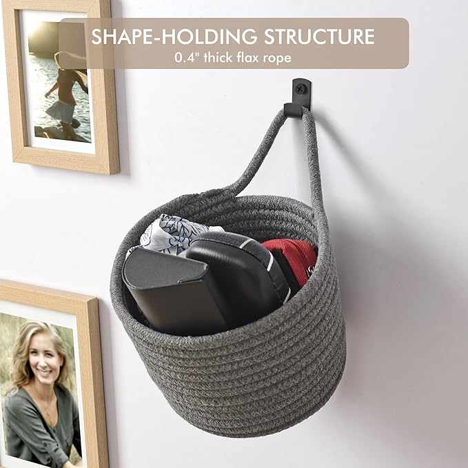 Fabric Wall Hanging Baskets - Image 3