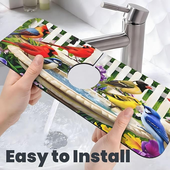 Bird Kitchen sink faucet pad, strong water absorption, anti slip, very suitable - Image 6