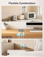 6 Pack Magnetic Cable Clips, Laitver Cord Organizer Holder Strong Adhesive Desk - Image 5