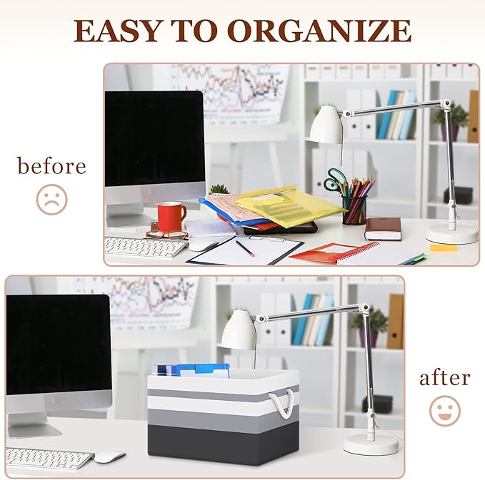 Fab totes Storage Bins, Foldable Storage Baskets - Image 5