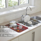 Dish Drying Mat for Kitchen Counter 2 Pack - Image 2