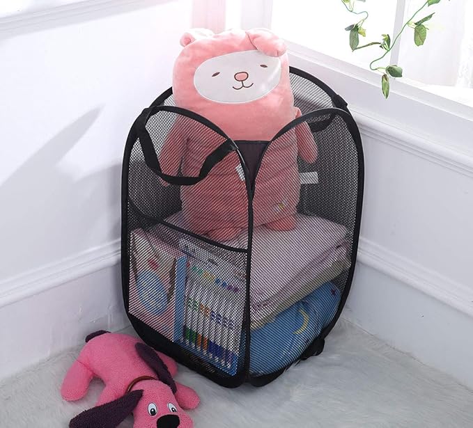 2 Packs Mesh Pop up Laundry Hamper - Image 4