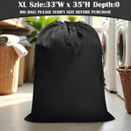 Canvas Laundry Bag 33"Wx 35"H, Thick Canvas Laundry Bag - Image 7