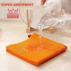 Kitinjoy 100% Cotton Kitchen Dish Cloths, 12 Pack Waffle Weave Ultra Soft - Image 3