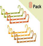 Mr. Pen- Space Saving Hangers for Clothes, Autumn Colors, Plastic Multi Clothes - Image 2