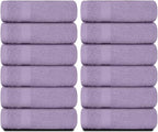 White Classic Luxury Cotton Washcloths 13x13 Inch - Image 2