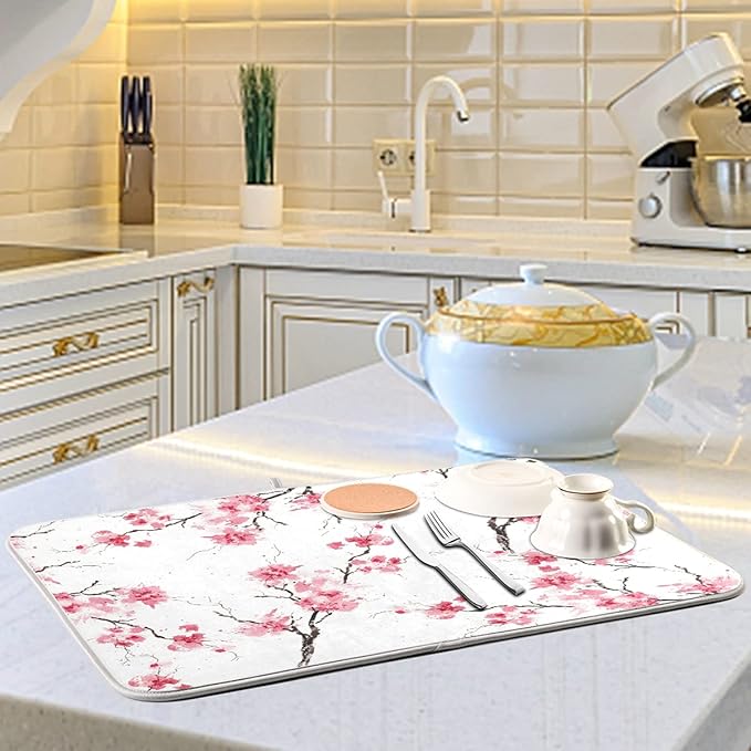 Absorbent Dish Drying Mat for Kitchen Counter - Image 6