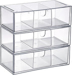 BTSKY 3 Pack Clear Acrylic Battery Storage Organizer - Image 9