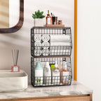 2 Tier Fruit Bowl Fruit Basket for Kitchen Counter Stackable Wall Mounted - Image 5