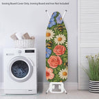 Rose Ironing Board Cover Non Stick Scorch Ironing Board Cover and Pad Standard - Image 3