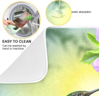 Tarity Hummingbird Flowers Dish Drying Mat - Image 2