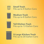 Glad Tall Kitchen Trash Bags 13 Gallon, Gain Original Garbage Bags, Odorshield - Image 8