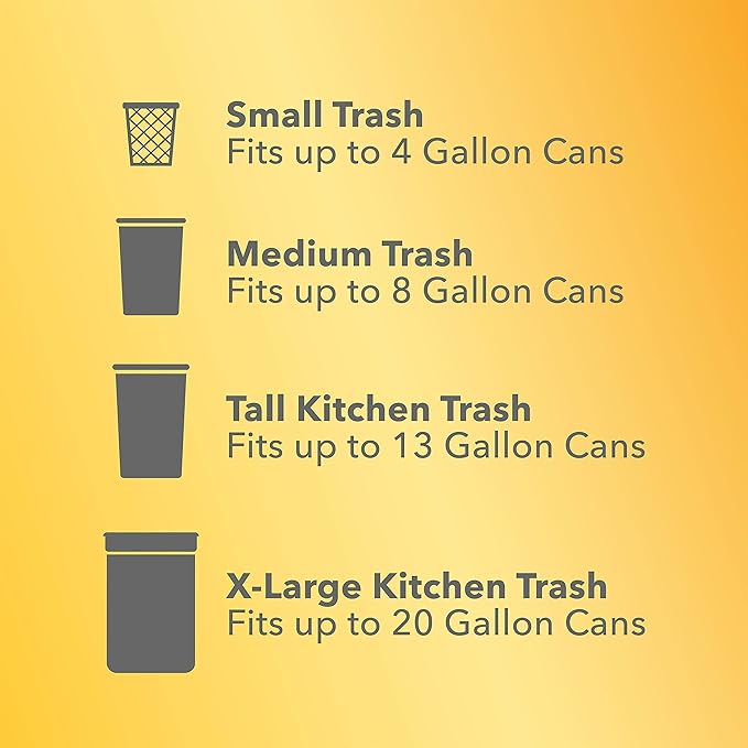 Glad Tall Kitchen Trash Bags 13 Gallon, Gain Original Garbage Bags, Odorshield - Image 8