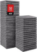 HOMEXCEL Microfiber Washcloths 50 Pack, Highly Absorbent and Soft Face Towel by HOMEXCEL