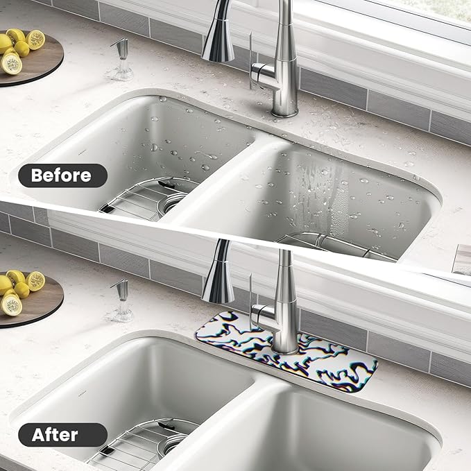 Faucet Draining Mat For Kitchen Sink - Image 4