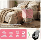 Convenient Laundry Basket with Wheels, Heavy Duty Dirty Clothes Laundry Hamper - Image 8