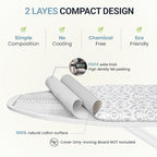 Ironing Board Cover and Pad 15"x54" Extra Thick Natural Cotton, Scorch and - Image 7