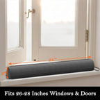 Sunolga Door Draft Stopper Blocks Hot and Cold Air - Image 2