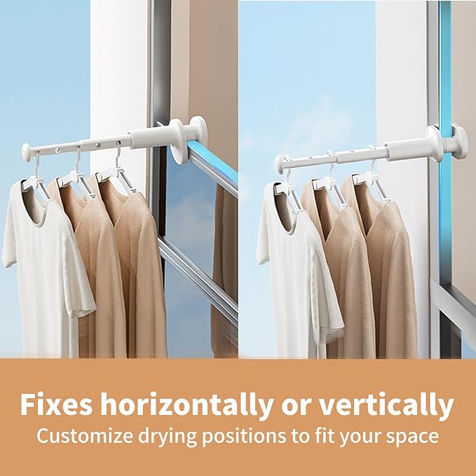 Retractable Clothes Hanger Set - Image 6