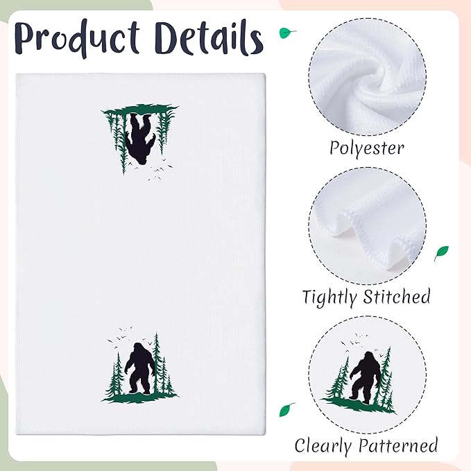 GROBRO7 Funny Gorillas Hand Towel - Image 3