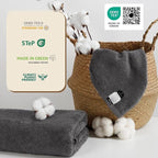 SEMAXE Grey Bath Towel, 100% Cotton Towel - Image 7
