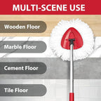 Spin Mop Replacement Set for O-Ceda EasyWring 1-Tank System, Includes 2 Mop - Image 7