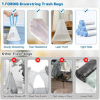 1.6 Gallon Mini Trash Bags Drawstring - Image 2