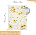 Maison d' Hermine Kitchen Towels Set of 3 100% Cotton 27.50" x 20" Reusable - Image 5