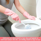 Gloves Washing Dishes, Reusable Rubber Dishwashing Gloves Waterproof Long - Image 5