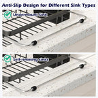In Sink Dish Drying Rack, Expandable Over The Sink Dish Rack - Image 5