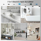 Electric Spin Scrubber, Hillyfe Bathroom Scrubber Electric - Image 7