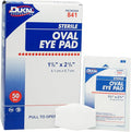 Dukal 841 Oval Eye Cotton Pads 1 5/8 in. x 2 5/8. in. by Dukal