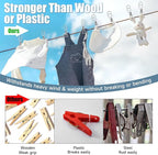 Large Metal Clothes Pins Heavy Duty, 3.4” Stainless Steel Wire Clothespins - Image 3