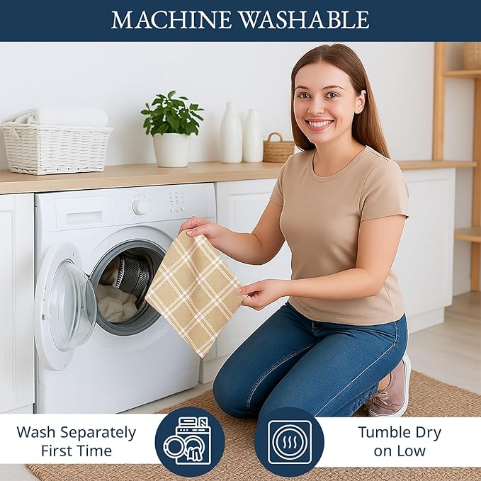 LANE LINEN Cotton Kitchen Towels Set, Quick-Drying, Premium Dish Towels - Image 6