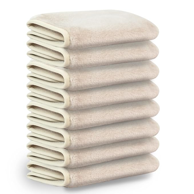 Nugilla Makeup Remover Cloths, 8 Packs Makeup Remover Towels Reusable Face Wash by Nugilla