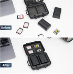 JJC Portable Camera Battery Memory Card Storage Case - Image 7