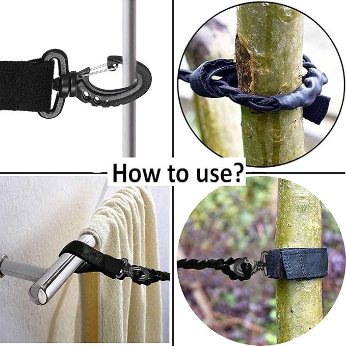 Tri-Braided Cord Clothes Line, Clothes Drying Rope Portable Travel Clothesline - Image 4