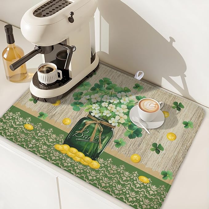 St Patricks Day Dish Drying Mat - Image 7
