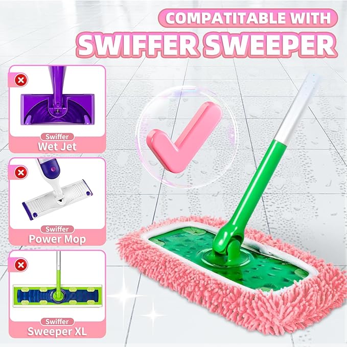 8 Pack Reusable Mop Pads Compatible - Image 2