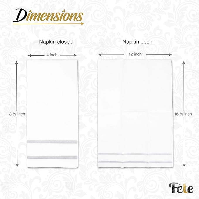 Paper Hand Towels for Bathroom, Linen-Feel Guest Towels, Formal Dinner - Image 4