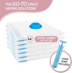 Cozy Essential Vacuum Storage Bags, Compression Space Saver Bags - Image 4