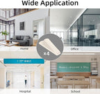 4 Pack Premium Rubber Door Stoppers Wedge, Door Stops - Image 6